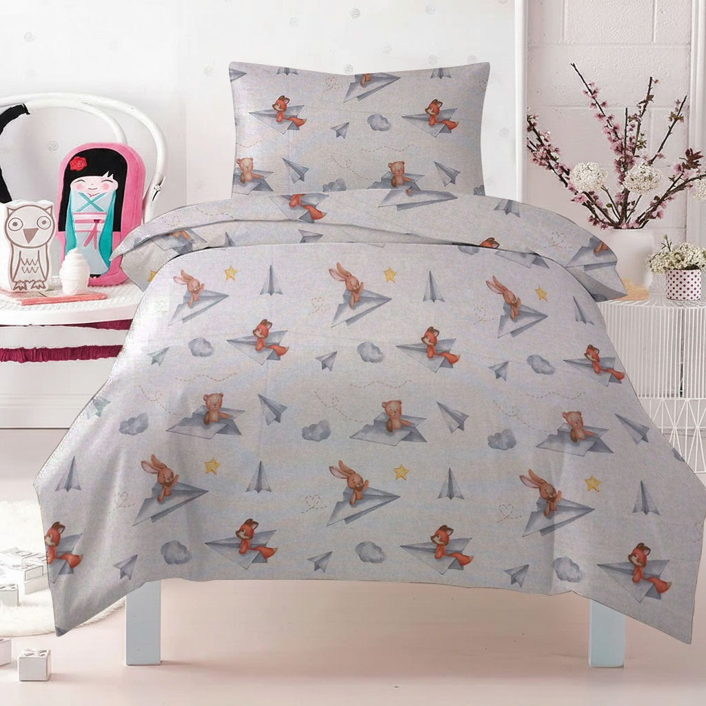 Mr Tom Printed Kids Comforter set