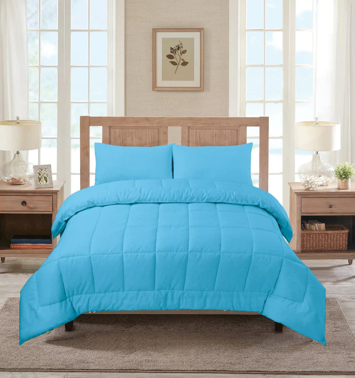 Sky Blue Summer Comforter Set