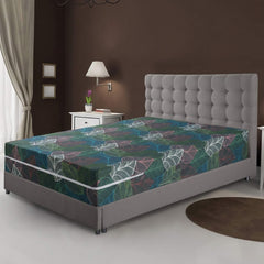 100% Cotton Printed Zipper Mattress Cover -