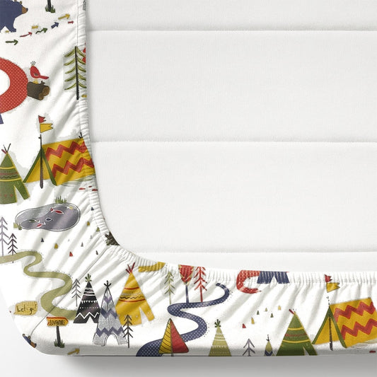 Safari Park Printed Kids Fitted Sheet set