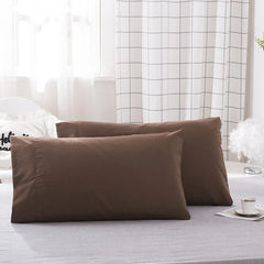 Plain Dyed Cotton Pillow Cases