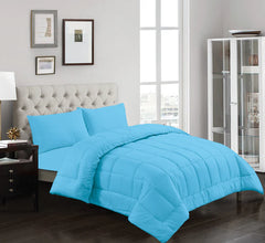 Sky Blue Summer Comforter Set