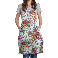 Printed Cotton Apron  -Jasmin