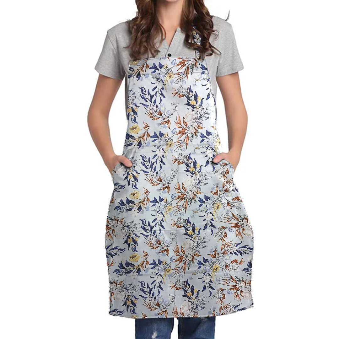 Printed Cotton Apron  -Summer Fresh