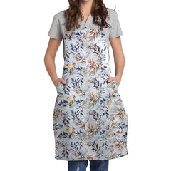 Printed Cotton Apron  -Summer Fresh