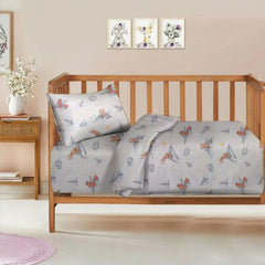 3 Pcs Printed Baby cot set - Mr Tom