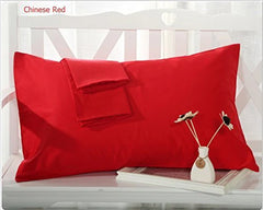 Plain Dyed Cotton Pillow Cases