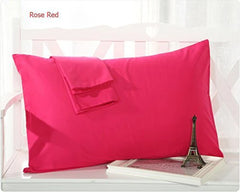 Plain Dyed Cotton Pillow Cases