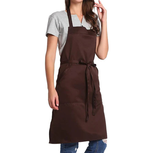 100% Cotton Apron For Kitchen - Browne - 99 Bedding Store