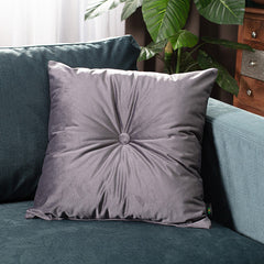 Square Velvet Cushion Covers With Button - 99 Bedding Store