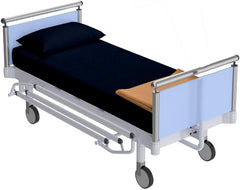 Plain Cotton Hospital Fitted Sheets Navy blue