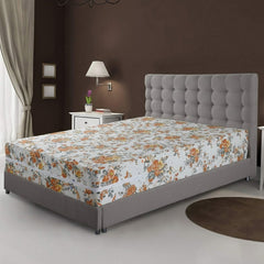 100% Cotton Printed Zipper Mattress Cover -