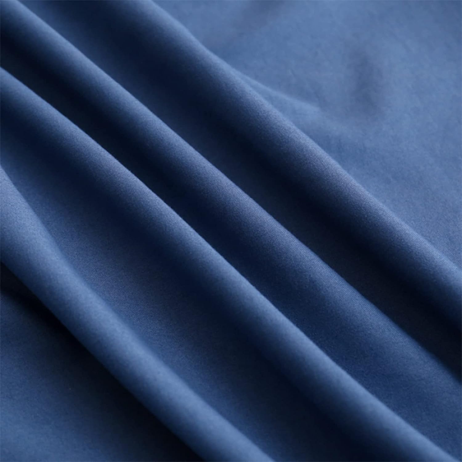 Dark Blue Egyptian Cotton Fitted Sheet Set - 99 Bedding Store