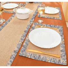 Jute Dinning Set With Border- Ankara