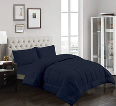 Navy Blue Summer Comforter Set