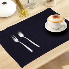 Copy of Jute Table Mat Set - Black - 99 Bedding Store