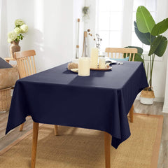 Solid Decorative Cotton Tablecloth -