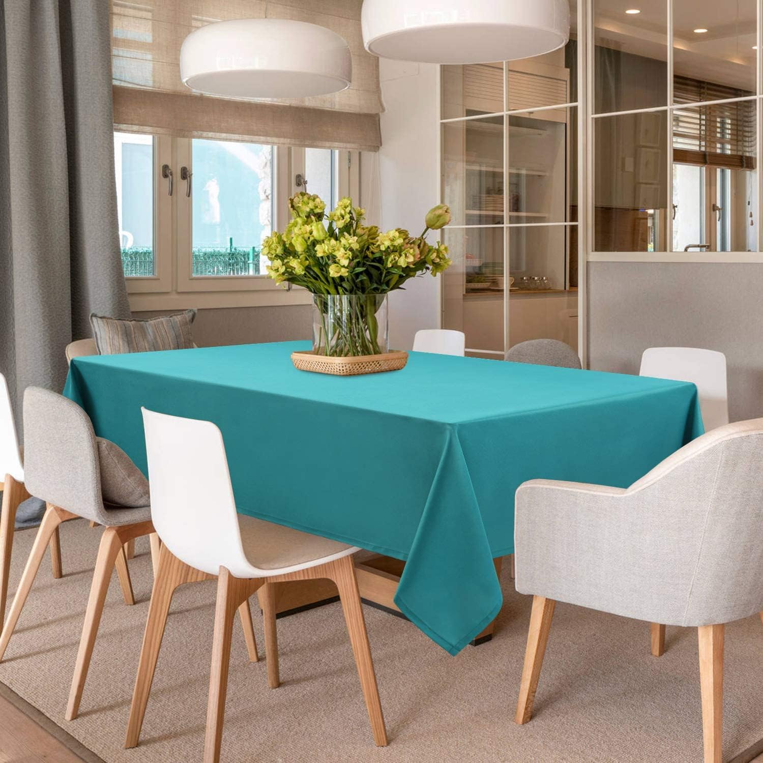 Solid Decorative Cotton Tablecloth -