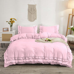 Luxury Cotton Frilled Duvet Sets