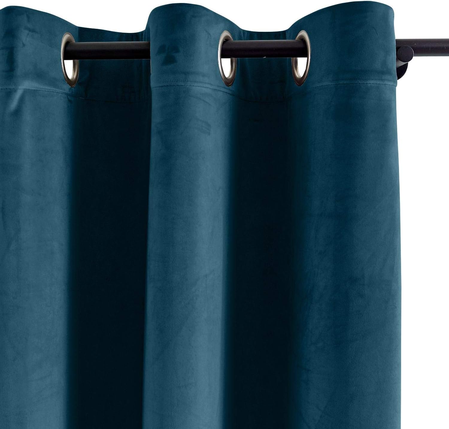 Midnight Blue Premium Quality Velvet Curtain -1 Panel - 99 Bedding Store