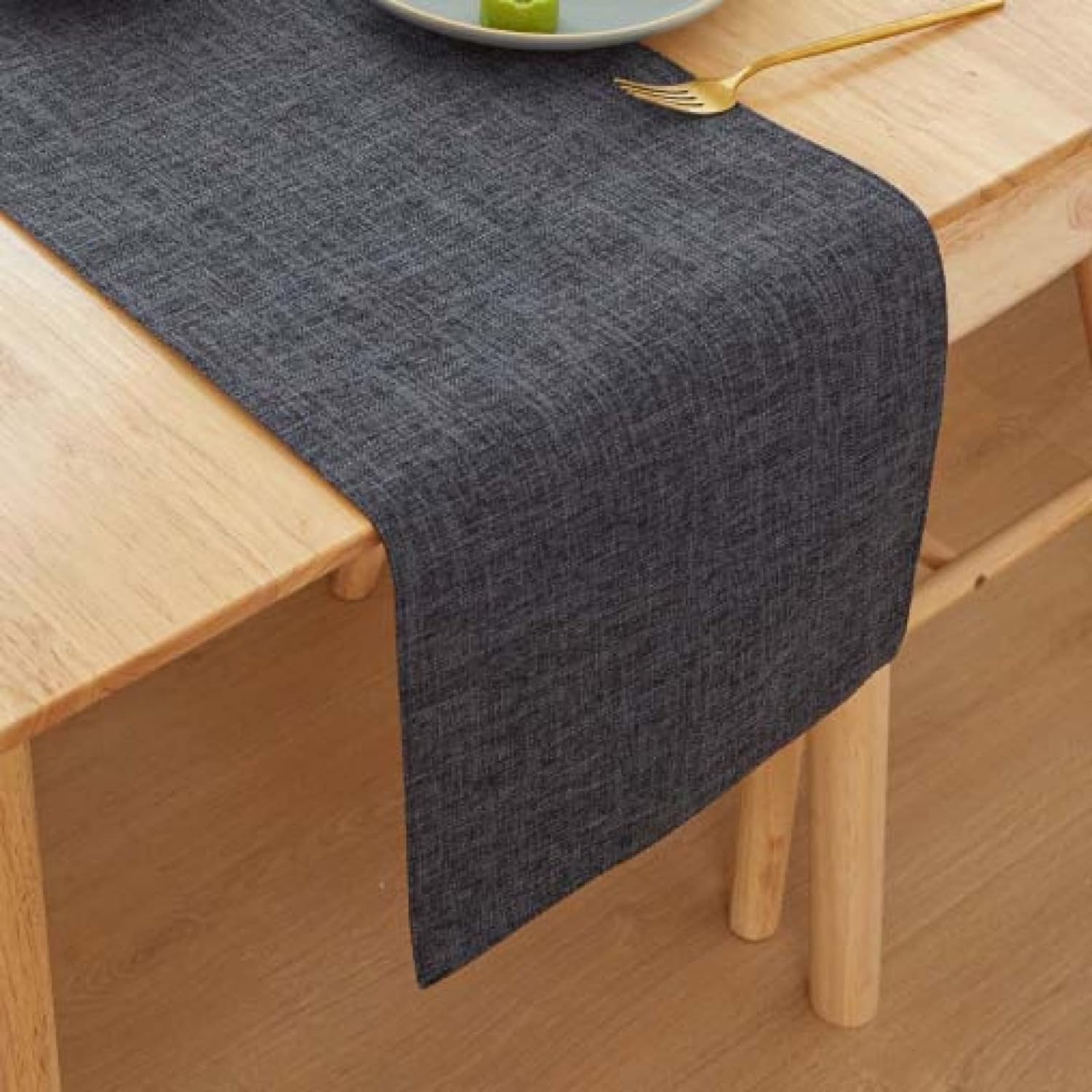 Jute Table Runner- Black - 99 Bedding Store