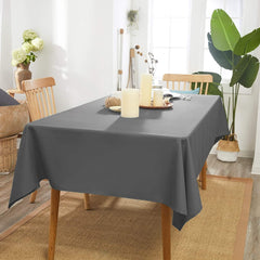 Solid Decorative Cotton Tablecloth -
