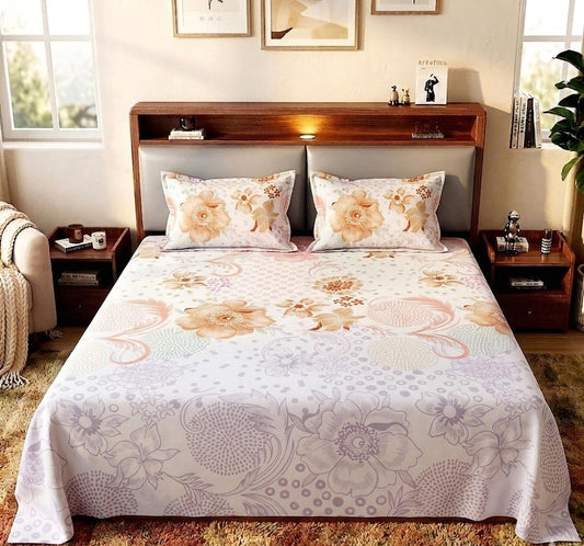 Rosewood Printed Double Bed sheet