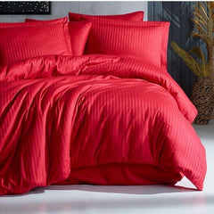 100% Cotton Satin Stripe Duvet Cover Sets