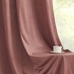 Blush Pink Premium Quality Velvet Curtain -1 Panel - 99 Bedding Store