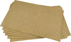 Jute Table Mat Set - Dark Beige - 99 Bedding Store