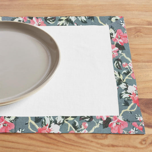 Cotton Dinning Set with Print Bordered- Flowrence
