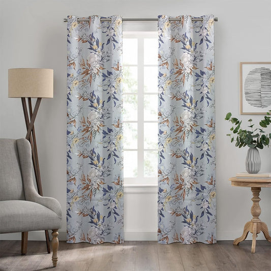 2 PCS PRINTED BLACKOUT CURTAIN BROOCKBLAD