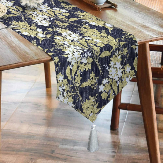 Durable Cotton Printed Table Runner With Tesal - Sunshine