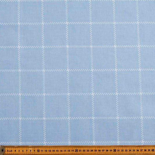 NORDIC BLUE PRINTED BLACKOUT CURTAIN - 99 Bedding Store