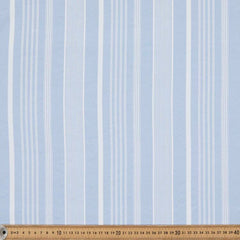 BLUE STRIP PRINTED BLACKOUT CURTAIN - 99 Bedding Store