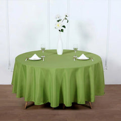 Decorative Cotton Round Tablecloth - Green