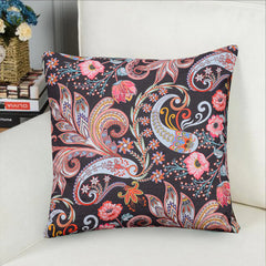 1 pc Paisley Flower digital printed Cushion Cover - 99 Bedding Store