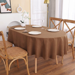 Elegant Grace Cotton Ovel Tablecloth | 100% Cotton