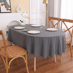 Elegant Grace Cotton Ovel Tablecloth | 100% Cotton