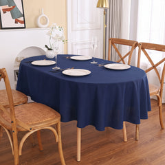 Elegant Grace Cotton Ovel Tablecloth | 100% Cotton