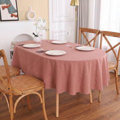 Elegant Grace Cotton Ovel Tablecloth | 100% Cotton