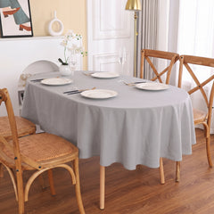 Elegant Grace Cotton Ovel Tablecloth | 100% Cotton
