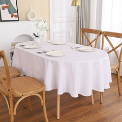 Elegant Grace Cotton Ovel Tablecloth | 100% Cotton