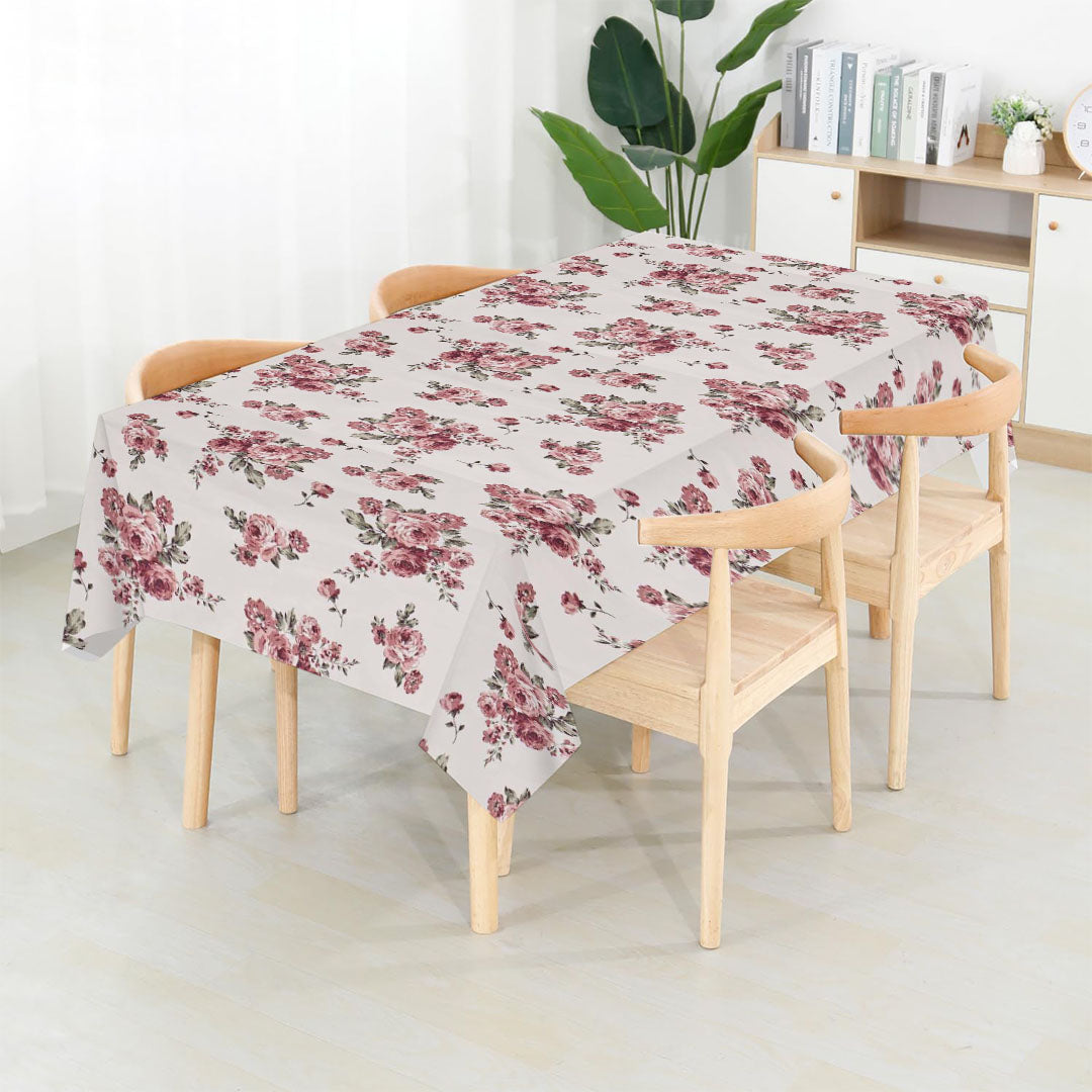 Waterproof Decorative Printed Cotton Table cover - Rose Garden - 99 Bedding Store