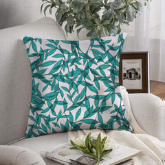 1 pc Green Leaf Cushion Cover - 99 Bedding Store