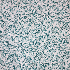 Green Leaf Printed Double Bed sheet