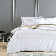 Minimal Lux Hotel Style Cotton Satin Duvet Cover Set - 99 Bedding Store