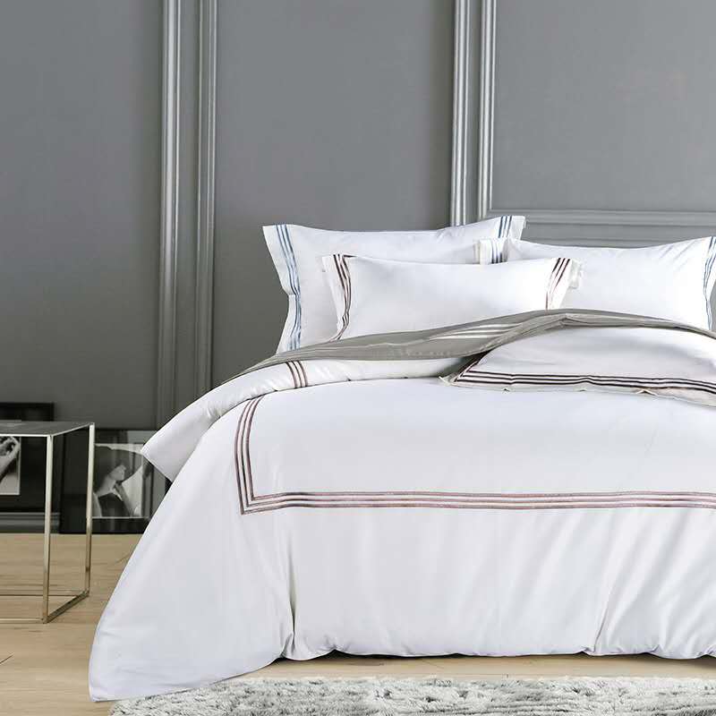 Minimal Lux Hotel Style Cotton Satin Duvet Cover Set - 99 Bedding Store