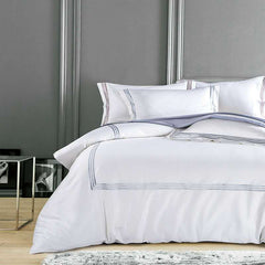 Minimal Lux Hotel Style Cotton Satin Duvet Cover Set - 99 Bedding Store