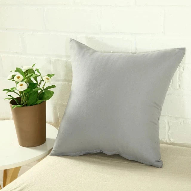 Plain Cotton Cushion Covers